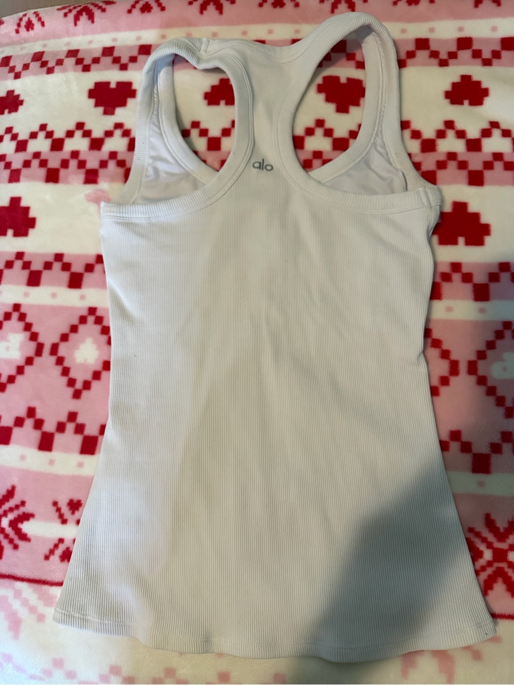 ALO Yoga Women’s Ribbed Racerback Tank Top